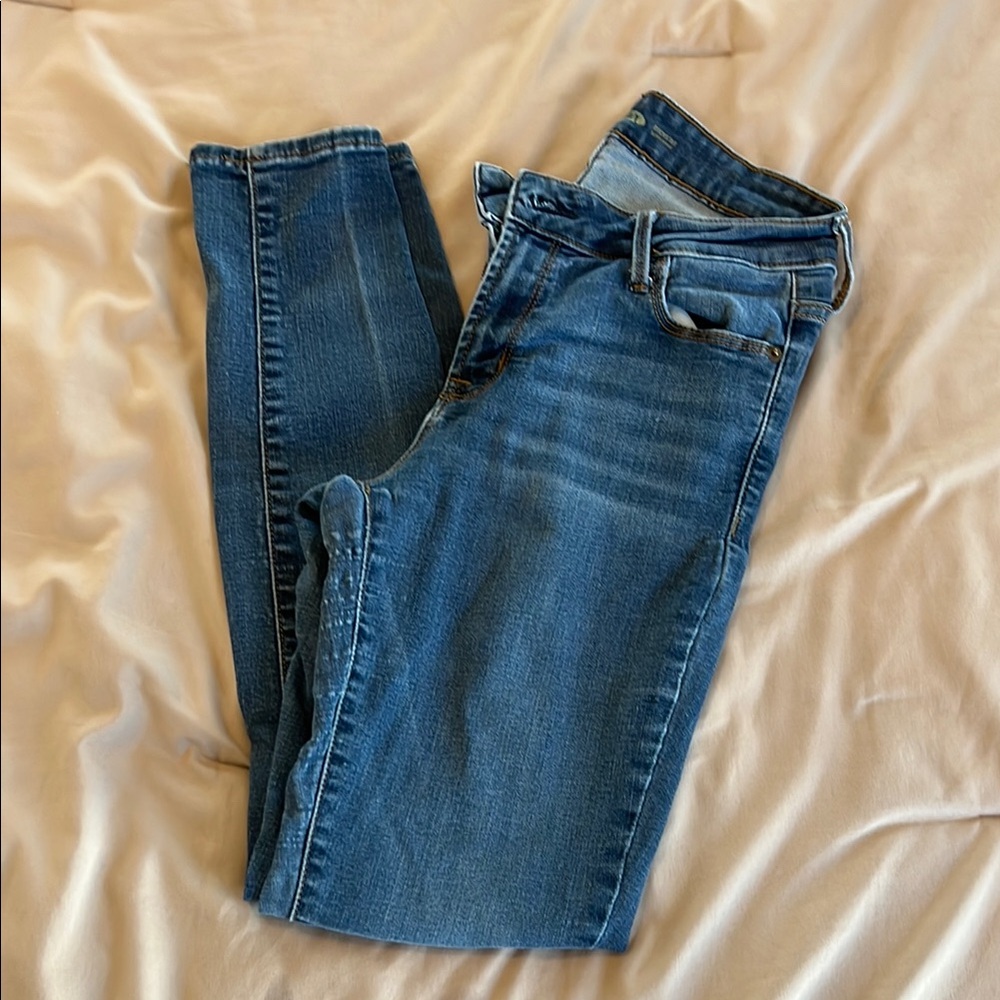 Old Navy Blue Skinny Jeans Medium Wash